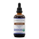 Hemligheter av stammen Gentian USDA Organic | Alkoholfri extrakt, hög styrka växtbaserade droppar | Tillverkad av 100% Certified Organic Gentian (Gentiana Lutea) Torkade Root (4 oz)