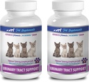 Urinära Tract Supplements for Cats - Urinary Tract Support - för katter - Natural Formel - CHEWABLE - katt Marshmallows - 2 flaska (180 Chews)