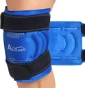 Atsuwell Ice Pack för Knees, Återanvändbar Gel Ice Wraps för Knee, Flexible Cold Compress Cold Pack för Knees, Elbow, Shin, 1 Pack