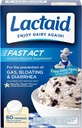 Lactaid Fast Act Lactose Intolerance Relief Chewables med Lactase Enzyme för att förhindra Gas, Bloating & Diarrhea På grund av LaktosKänslighet, Perfekt för Travel & On-the-Go, Vanilla Twist,60 Packs av 1-ct.(5pk)