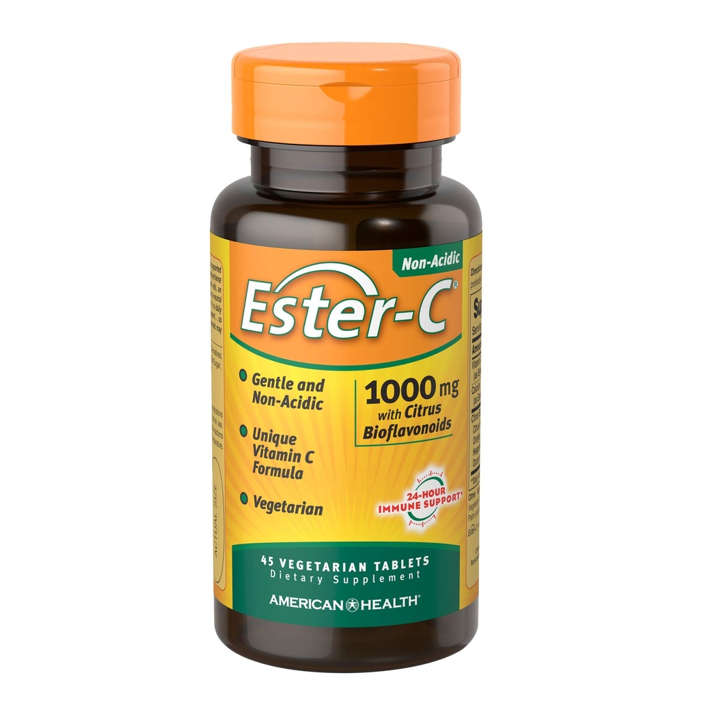 American Health Ester-C med Citrus Bioflavonoider, Tablet, 45 greve