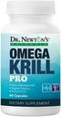 Dr Newtons Naturals OmegaKrill Pro EPA & DHA, Omega 3, Pristine Krill Oil - Brain, Joints, Eyes - 60 Softgels