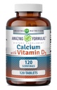 Fantastiska formler Calcium med vitamin D3 Supplement | Tabletter | Icke-GMO | Glutenfri | Made in USA (1 Pack | 120 greve)