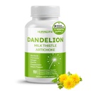 Dandelion Milk Thistle Artichoke Burdock Turmeric - Support Liver Health, Support Digestive Aid - Tillverkad och testad i USA