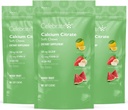 Celebrate Vitamins Bariatric 500mg Calcium Citrate Soft Chews med 500 IE Vitamin D3 - Essential för gastric bypasspatienter och benhälsa - Sugar & Gluten Free, Frukt (270 Chews)