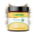 Ziggy Marley's USDA Organic Turkey Tail Mushroom Powder för hundar och katter - Stöd Immunity & Digestion - Fruktning Body Extract, 90 Grams