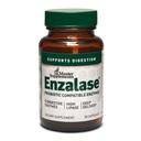 Master Supplements Enzalase - 50 kapslar - Probiotiska kompatibla enzymer - Ger Digestive Boost + Gas & Bloating Relief - Gluten Free - 50 portioner