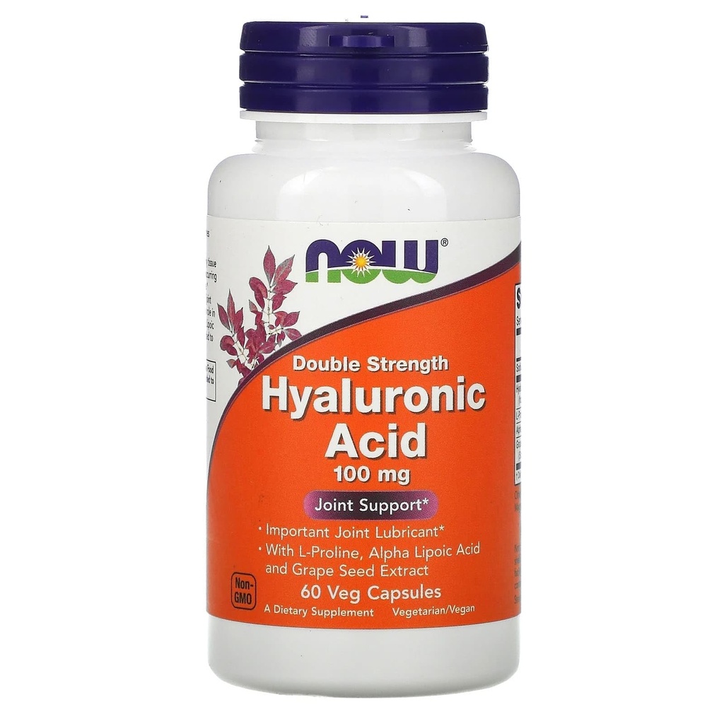 Hyaluronsyra 100mg 60 VegiCaps (Pack of 2)