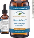 Native Remedies Sweat-Less - Naturlig homeopatisk formel för överdriven svettning, svettning och clamminess - 59 ml