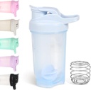 D.Y.A 16oz Shaker Bottle,Leak Proof Sports Shaker Cups för Protein Shakes, Shaker Bottle för Pre Workout och Travel To Go,BPA Free & Easy Clean Protein Shaker Bottle, Blue