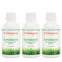 Dr Wheatgrass (Pack of 3) Supershots(30 Day Supply) - Wheatgrass Extract i en flaska, starkare än färsk Wheatgrass Juice och pulver