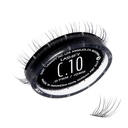 Lashify Curl 10mm Gossamer DIY Eyelash Extensions Refill, Black, Easy False Eyelashes för en naturlig look