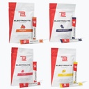 TB12 Electrolyte Powder for Fast Hydration av Tom Brady, 4-Pack Stickpacks (Lemonade, Blueberry Pomegranate, Fruit Punch & Peach Mango), Naturlig, Lätt att Mix. Low Sugar, Low Calorie (60 portioner)