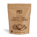 MB Herbals aktiverade kolpulver från Coconut Shell 3.5 oz (100 Gram) för extern användning Endast | För ToothPowder Face Packs och masker | Tvål Göra | Injest
