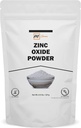 100% naturlig zinkoxidpulver | Micronized Non-Nano Uncoated Partiklar 0,5 LBS / 227 GMS