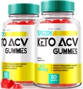 Rize labs - Speedy Extreme Keto Plus ACV Gummy för avancerad viktminskning med Apple Cider Vinegar 2000mg Supplement (120 Gummies)