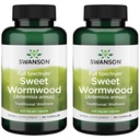 Swanson Sweet Wormwood - Kan främja GI Gut Health, Microbial Balance & Digestive Health Support - Herbal Supplement med Artemisinin - (90 kapslar, 425 mg vardera) 2 Pack