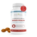 Soja Fri Fosfatidylserin 100mg - Fosfatidylserin Supplement från Sunflower Lecithin, Patented Sharp PS100, Brain Health, Memory Aid, Cortisol Control, Mental Sharpness, Non GMO, 90 Softgels