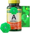 Vitamin A Supplement 2400 mcg, 250 Softgels med Bundle Exclusive Vitamins & Minerals - A till Z - Bättre Ligth & Spring Guide