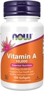 Nu livsmedel, vitamin A, 10 000 IE, 100 Softgels