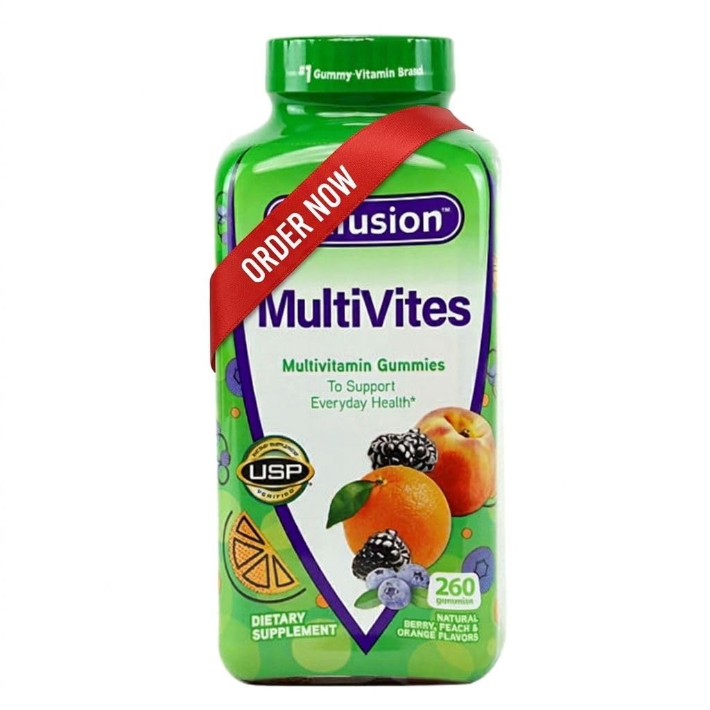 Vitafusioner Multivites Gummies 260 ct, Support Everyday Health - (Pack of 1) Seven Days Pills fall inklusive