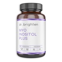 Dr Brighten Myoinositol Plus - Doktor Formulerad Ratio av Myo- och D-Chiro-Inositol för att stödja PCOS Symptom, Hormone Balance, Hälsosam äggstocksfunktion och regelbundna menstruationscykler