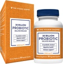 Vitamin Shoppe Probiotic Delayed Release 30 Billion - med 10 Probiotiska stammar för att stödja Digestive, Immune & Vaginal Health eller Yeast Imbalance - Shelf Stable (30 Veggie Caps)