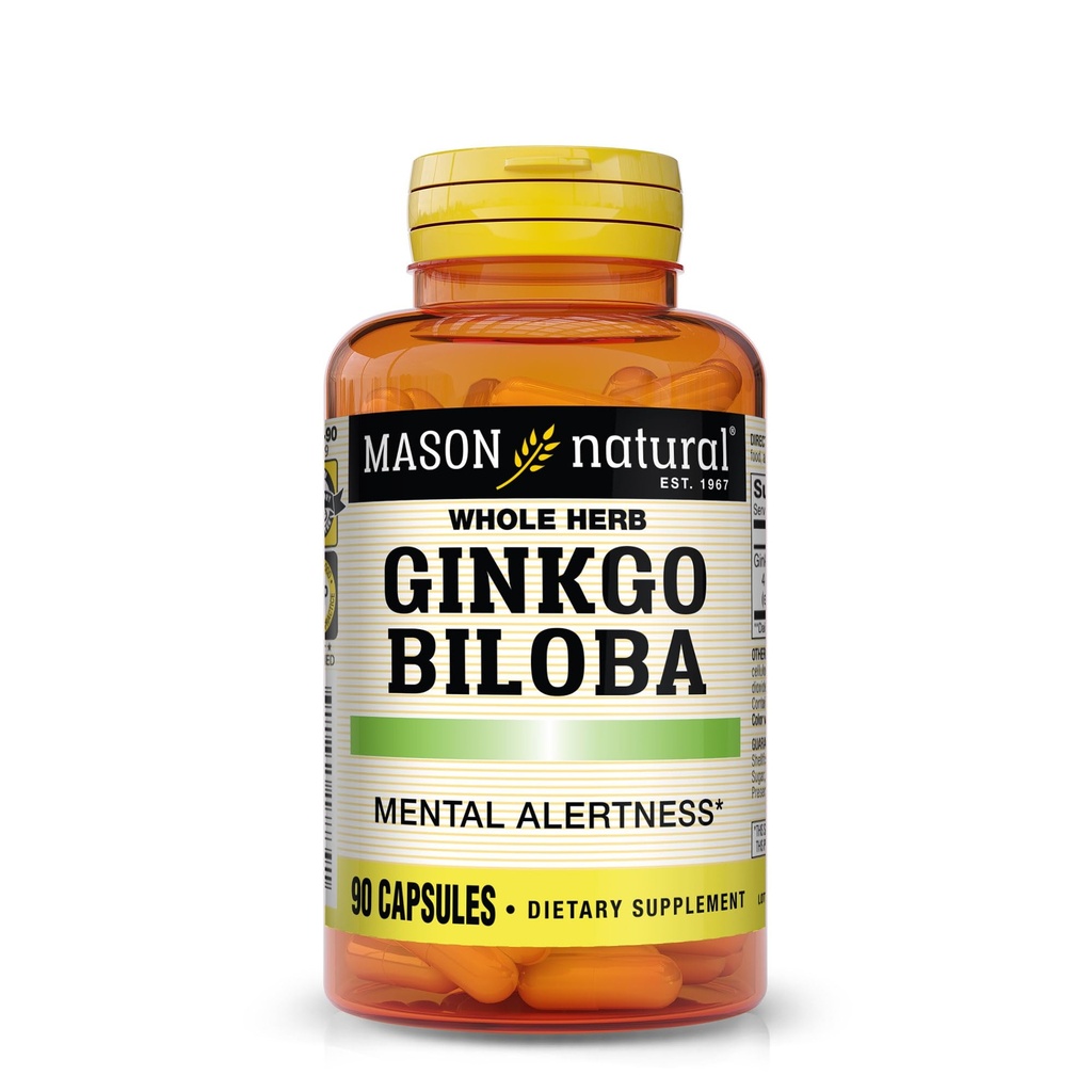 Mason Vitamins Gingko Biloba kapslar, 90 greve