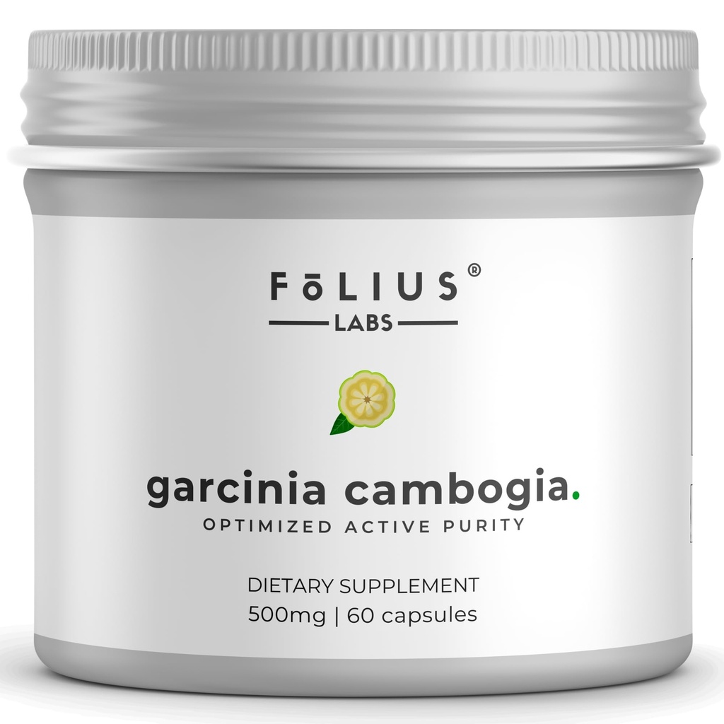 Rena Garcinia Cambogia extrakt Supplement 500mg - 100% naturligt HCA-extrakt koncentrerat till 60% - Stöder hälsosam matsmältning och metabolism - 60 kapslar