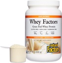 Whey Factors av naturliga faktorer, gräs Fed Whey Protein Concentrate, hjälper muskelutveckling och immunhälsa, osmakad, 12 Oz