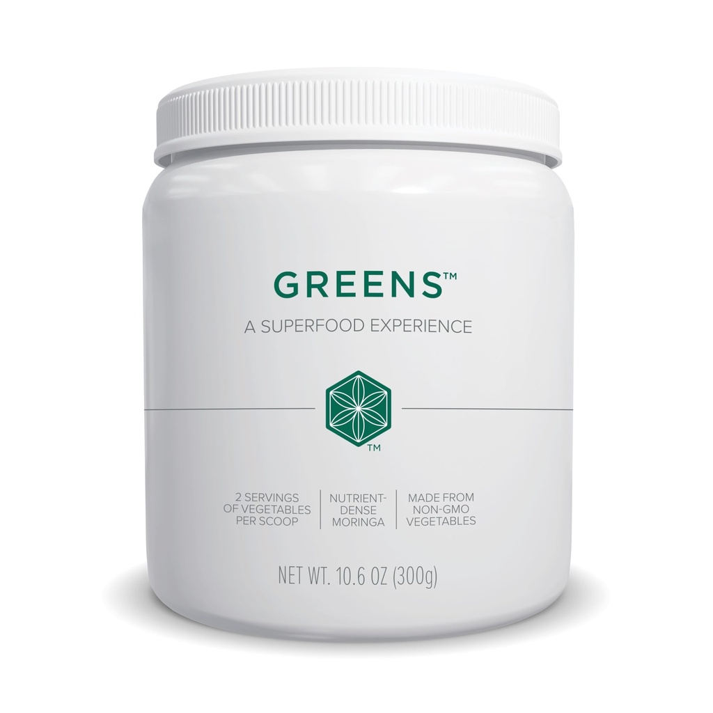 Isagenix Moringa Greens - Green Drink Powder med antioxidanter & Superfoods - Nutritional Supplement - Tillverkad med icke-GMO, Whole-Food Vegetables - 10,6 oz (30 portioner)