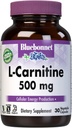 Bluebonnet Nutrition L-Carnitine 500mg, Transporter Fatty Acids*, Boosts Cellular Energy*, Soy-Free, Gluten-Free, Non-GMO, Kosher Certified, Vegan, 30 Vegetabiliska kapslar, 30 portioner
