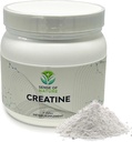 Kreatinmonohydratpulver 90 portioner - 5g (5000mg) av mikroniserad kreatinpulver per portion, kreatinpre träning, kreatin för byggmuskel, kreatinmonohydrat 450g (1,0lbs)