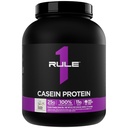 Regel 1 Casein Protein - 25g Protein och 11g EAA Per Serving från långsam frisättning Micellar Casein för övernattning och hållbar leverans mellan måltider (4 pund *, Vanilla Crème)