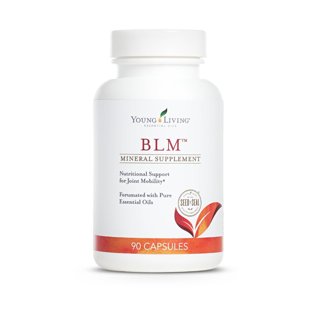 Young Living BLM Capsules 90 Capsules Essential Oils - Mineral Supplement - Nutritional Support - Glukosamin Sulfat - Kollagen - Mangancitrat