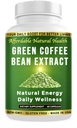 Heaven's Gate Green Coffee Bean Extract, 100% Pure Green Coffee Bean Capsules, 50% Chlorogenic Acid, 10 000 mg, 60 kapslar, 2 månaders leverans, icke-GMO och Gluten Free, traditionell Herbal Supplement