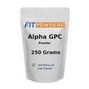 Alpha-GPC Powder 250 Grams, Non-GMO Alpha GPC Supplement Choline Powder, Vegan, Third Party Tested, Pre-Workout, Memory and Focus, med Scoop