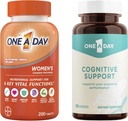 Bundle av en dag multivitamin för kvinnor 200 greve och en dag kognitivt komplement, 30 kapslar