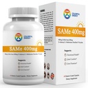 7c Sam e 400mg Supplement (S-Adenosylmethionine), Vitamin B6, B12 Tillsatt för att förbättra Sam-e-effektivitet, humör och gemensam komfort, Vegan, icke-GMO, Gluten-Free, 60 Enteric Coated Capsules