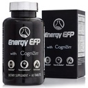 Energi EFP Brain Booster - 60Ct Nootropic Energy Supplements for Focus & Stamina med Citicoline, vitamin B, Ashwagandha, L-Theanine, Ginseng