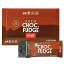 Bra! Snacks Chocolate Fudge Keto Protein Bar, Vegan, Soy & Gluten Free, Low Sugar Meal Replacement, 11g High Protein, Natural Healthy Snack, För idrottare & Aktiva livsstilar, 3g Net Carbs, 12 Bars