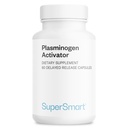 Supersmart - Plasminogen Aktivator (Avancerad Formel) - med Pterostilbene, Nattokinase, Serrapeptase, OPC - High Potency Antioxidant Supplement | Non-GMO & Gluten Free - 60 Försenade Release Capsules