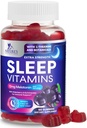 Sleep Gummies med Melatonin 12 mg - Extra Styrka Sleep Vitamin Gummy, Natural Melatonin Gummy, Occasional Sleep Support Supplement för vuxna, Vegan, Non-GMO, Gomitas para Dormir - 60 Gummies
