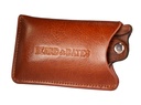 Skägg & Bates äkta läderpåse - För Sandalwood Switchblade | Skyddstillbehörsfall för Wooden Comb (POUCH ONLY !!)