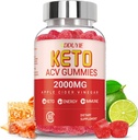 Keto Acv Gummies - Apple Cider Vinegar Gummies kosttillskott för män kvinnor - med Pomegranate Beet Juice Powder - 60 Vegan