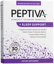 Peptiva 26 miljarder CFU Probiotic and Sleep Support - Clinically Validated Multi-Strain Probiotic - Lactobacillus och Bifidobacterium, Melatonin - 30 Count