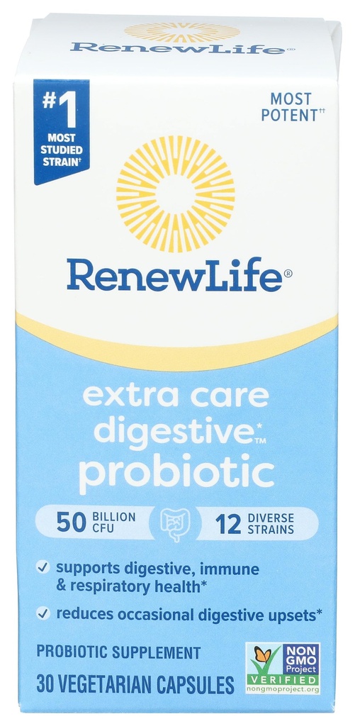 Förnya livet Ultimate Flora Extra Care Probiotic 50 miljarder, 30 Ct