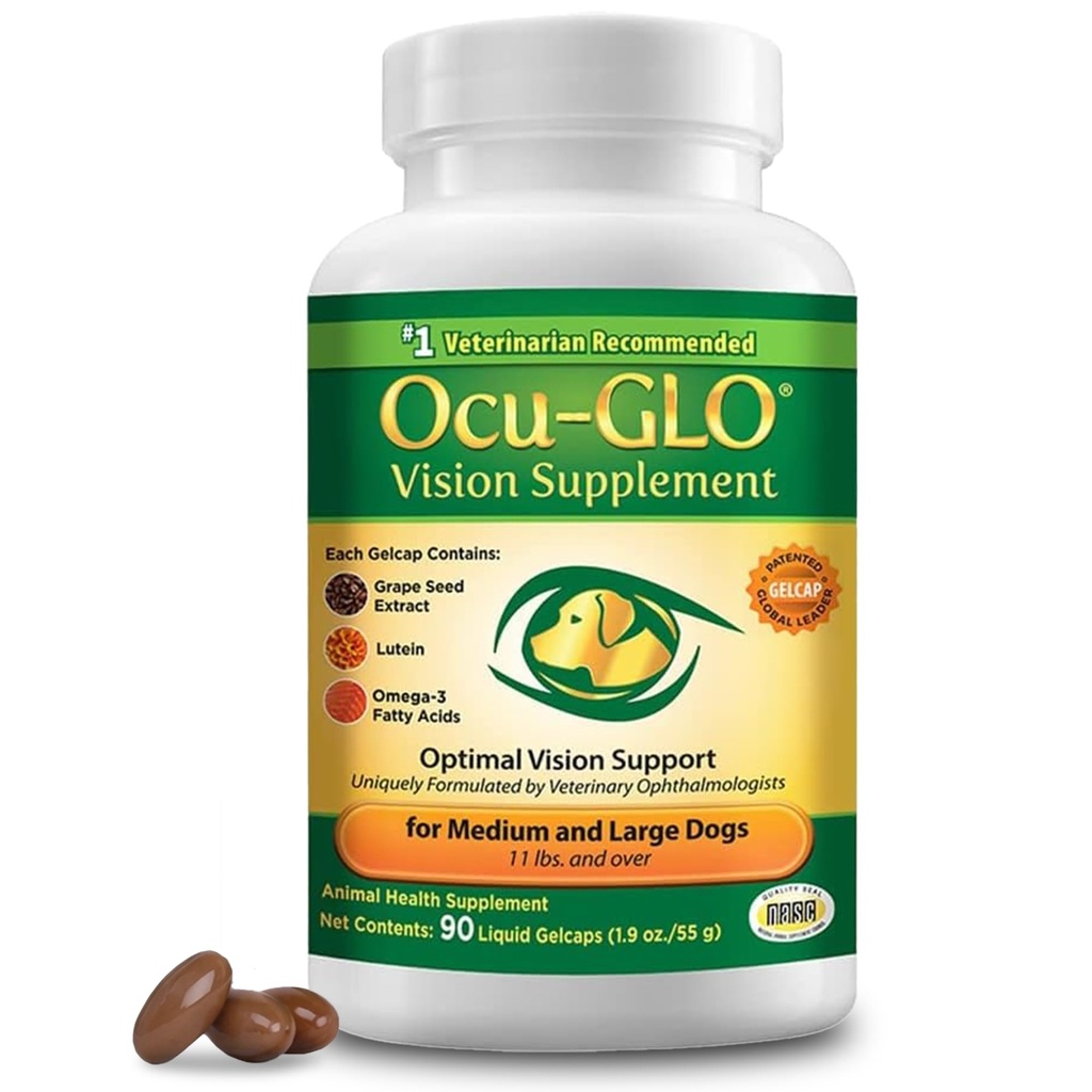 Ocu-GLO för medium till stora hundar, 11+ lb, 90 greve