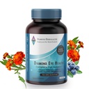 Diamond Eye Health - Naturliga vitaminer för fullständig ögonstöd - Hälsosamma ögonvitaminer - ögonhälsovitaminer för att hjälpa till att bevara åldrande ögon - Vegan, glutenfri, mejerifri - (90 greve)