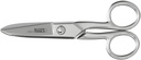 Klein Tools 2100-5 Electrician Scissors, tillverkad i USA, 5,25-tums kompakta saxar för tung skärning och låg spänningsarbete, multifunktion